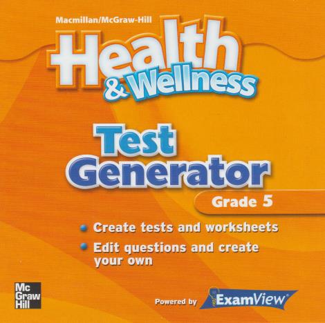 Health & Wellness: Test Generator Grade 5