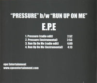 Epitome: Pressure & Run Up On Me Promo w/ Artwork