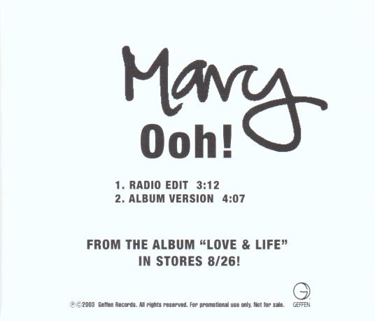 Mary J. Blige: Ooh! Promo