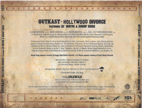 OutKast: Hollywood Divorce Promo w/ Artwork