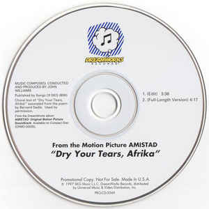 Dry Your Tears, Afrika Promo