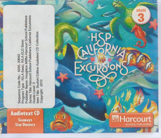 HSP California Excursions: Audiotext Grade 3 5-Disc Set