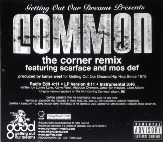 Common: The Corner Remix Promo