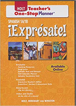 Holt Spanish 1A/1B: Expresate: Teacher's One-Stop Planner
