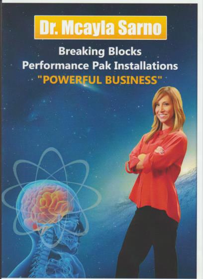 Dr. Mcayla Sarno: Thought Academy Brain Training: Performance Pak Installations Powerful Business Perceptive