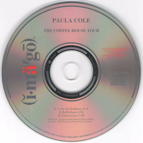 Paula Cole: The Coffee House Tour Promo