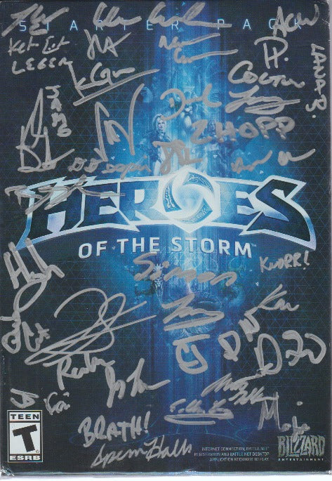 Heroes Of The Storm Autographed