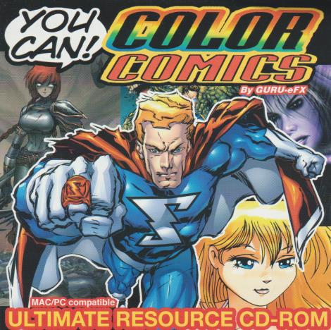 You Can Color Comics Ultimate Resource CD-ROM