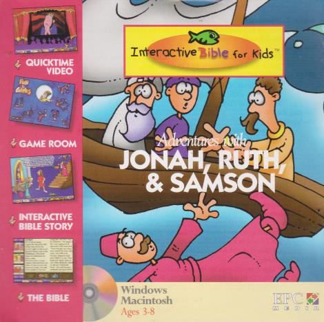 Interactive Bible For Kids: Adventures With Jonah, Ruth & Samson