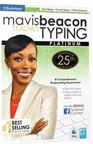 Mavis Beacon Teaches Typing 25th Platinum Anniversary