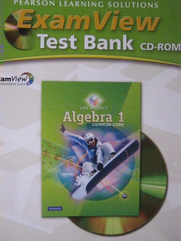 Pearson CME Project Algebra 1 Common Core: ExamView Test Bank