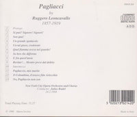 Placido Domingo: Pagliacci: The Complete Opera (Domingo, NYCO, Rudel, 24 February 1968) w/ Back Artwork