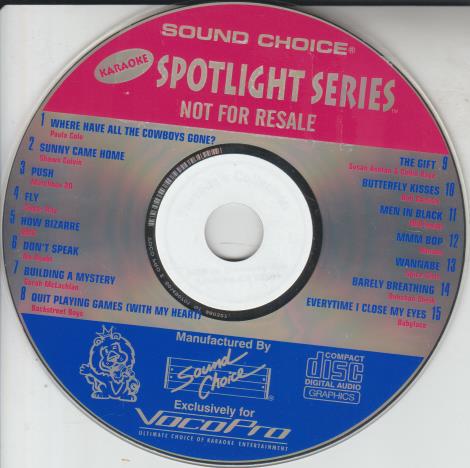Sound Choice: Spotlight Series Promo w/ No Artwork