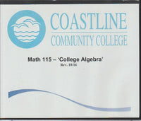 Coastline Community College: Math 115: College Algebra 14-Disc Set