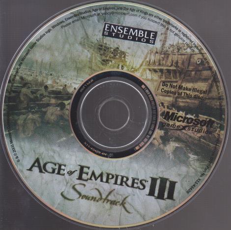 Age Of Empires: Soundtrack 3 w/ No Artwork