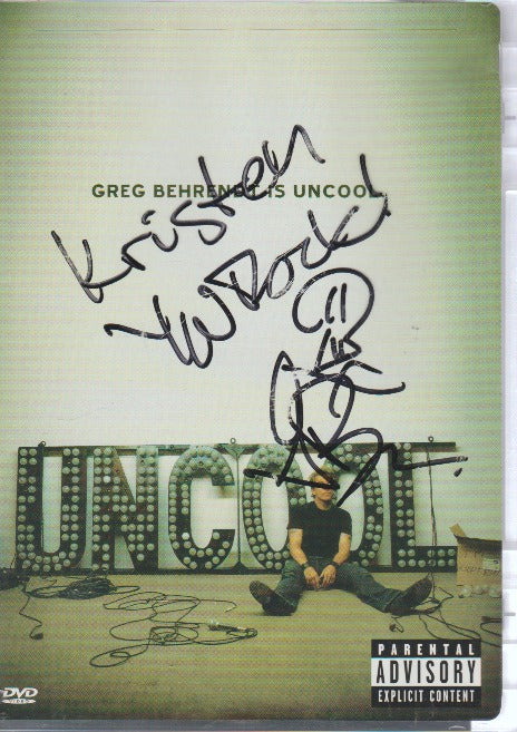 Greg Behrendt Is Uncool Autographed