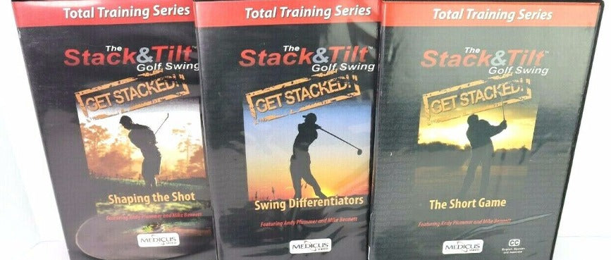 The Stack & Tilt Golf Swing: Total Training Series 3-Disc Set