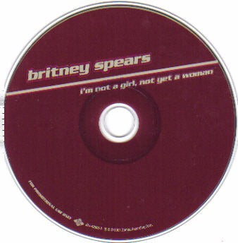 Britney Spears: I'm Not A Girl, Not Yet A Woman Promo w/ No Artwork
