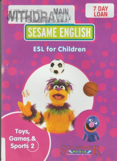 Sesame English: ESL For Children: Toys, Games & Sports 2