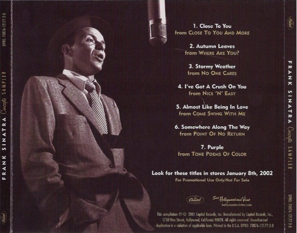 Frank Sinatra: Concepts Sampler Promo