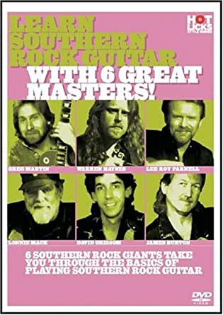 Learn Southern Rock Guitar With 6 Great Masters! w/ Booklet