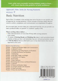 Lippincott's Video Series For Nursing Assistants: Basic Nutrition Module 9