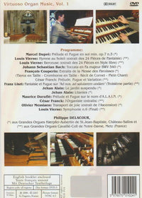 Virtuoso Organ Music: Philippe Delacour Volume 1 w/ Booklet