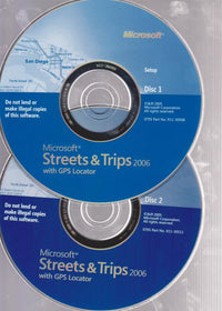 Microsoft Streets & Trips 2006 w/ Manual