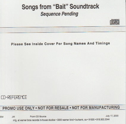 Songs From Bait Soundtrack Promo w/ Artwork