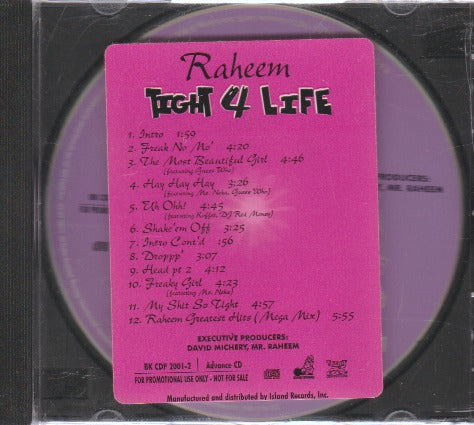 Raheem: Tight 4 Life Advance Promo w/ Artwork