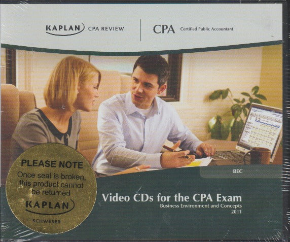 Kaplan CPA Review: Video CDs For The CPA Exam: Business Environment & Concepts 2011