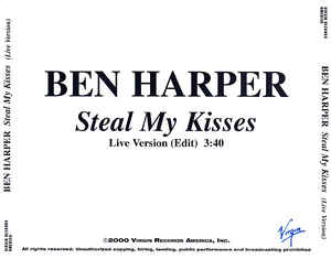 Ben Harper: Steal My Kisses: Live Version Edit Promo