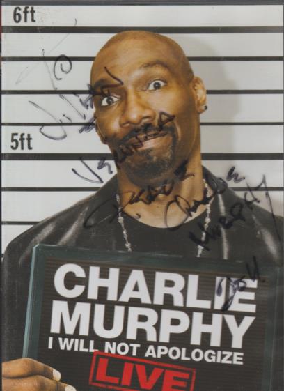 Charlie Murphy: I Will Not Apologize: Live Autographed