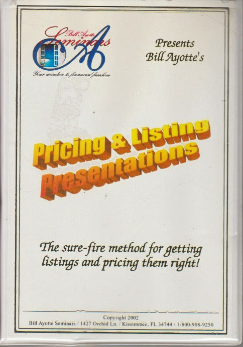 Pricing & Listing Presentations