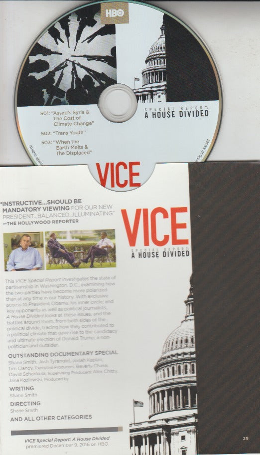 Vice: A House Divided: 5th Season: For Your Consideration 3 Episodes