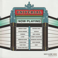 Universal: Now Playing: May / June 2005 Urban / Pop Promo w/ Artwork