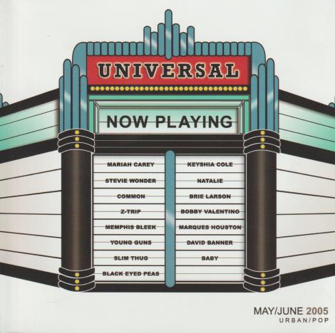 Universal: Now Playing: May / June 2005 Urban / Pop Promo w/ Artwork