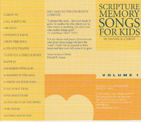 Scripture Memory Songs For Kids By Daniel R. Caron Volume 1 w/ Artwork