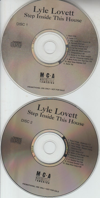 Lyle Lovett: Step Inside This House 2-Disc Set Promo
