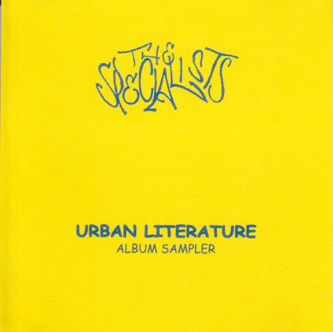 The Specialists: Urban Literature Album Sampler Promo w/ Artwork