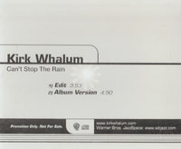Kirk Whalum: Can't Stop The Rain Promo w/ Artwork