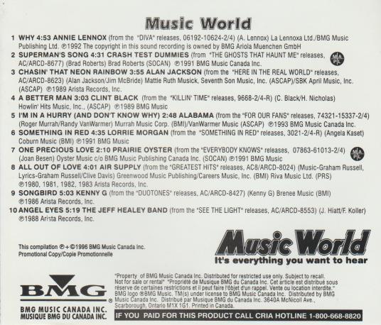 BMG Music World's Main Event Promo
