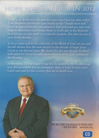 Hope For America In 2012 By Pastor John Hagee