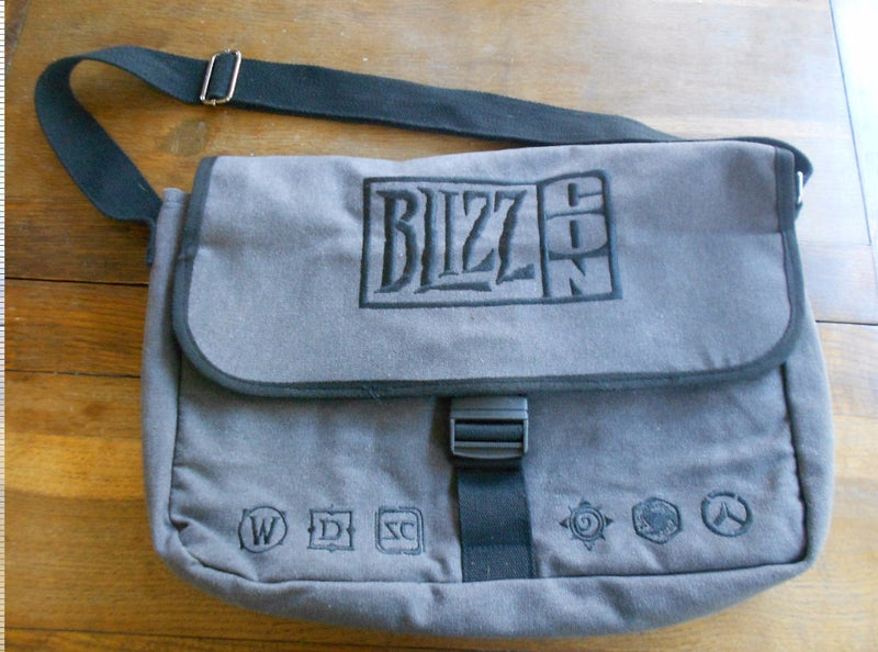 BlizzCon Entertainment 2015 Grey Messenger Bag