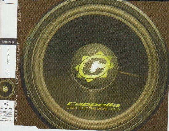 Cappella: U Got 2 Let The Music Remix Promo w/ Artwork