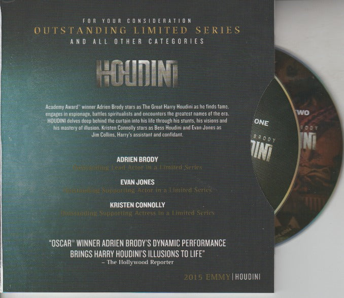 Houdini: The Complete Limited Series: For Your Consideration 2-Disc Set