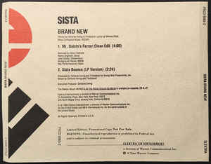 Sista: Brand New Promo