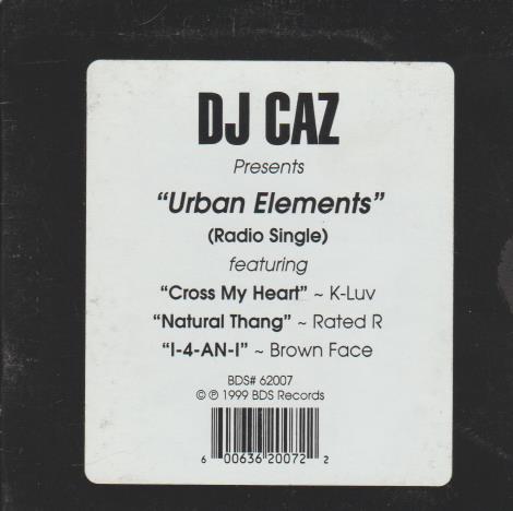 Dj Caz: Urban Elements Radio Single w/ Artwork