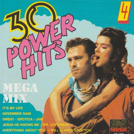 30 Power Hits: Mega Mix Volume 4 w/ Artwork