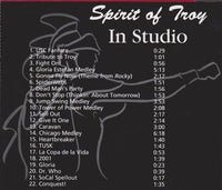Spirit Of Troy In Studio